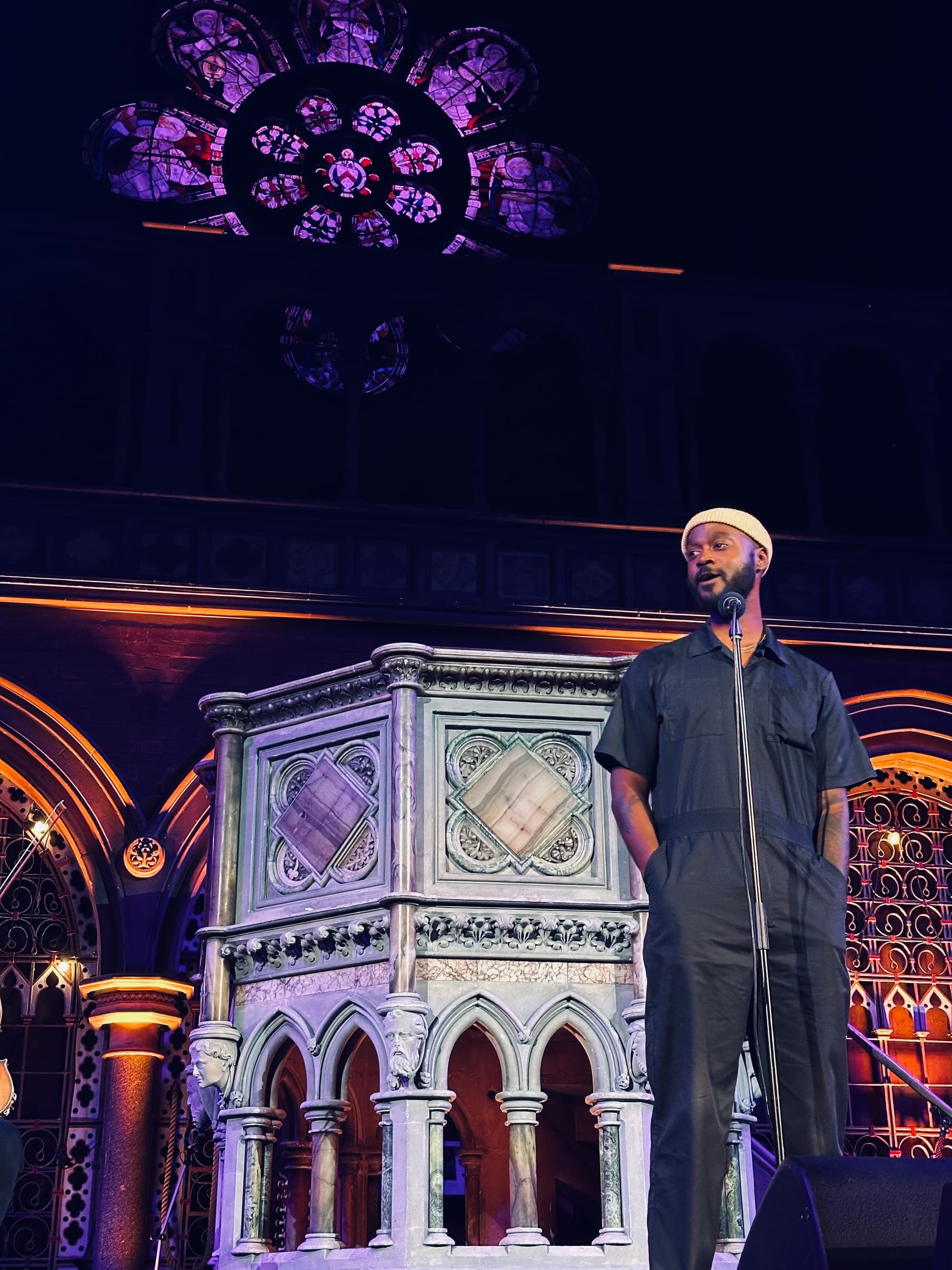 Esmond played shows all over London, including at Islington's Union Chapel.
