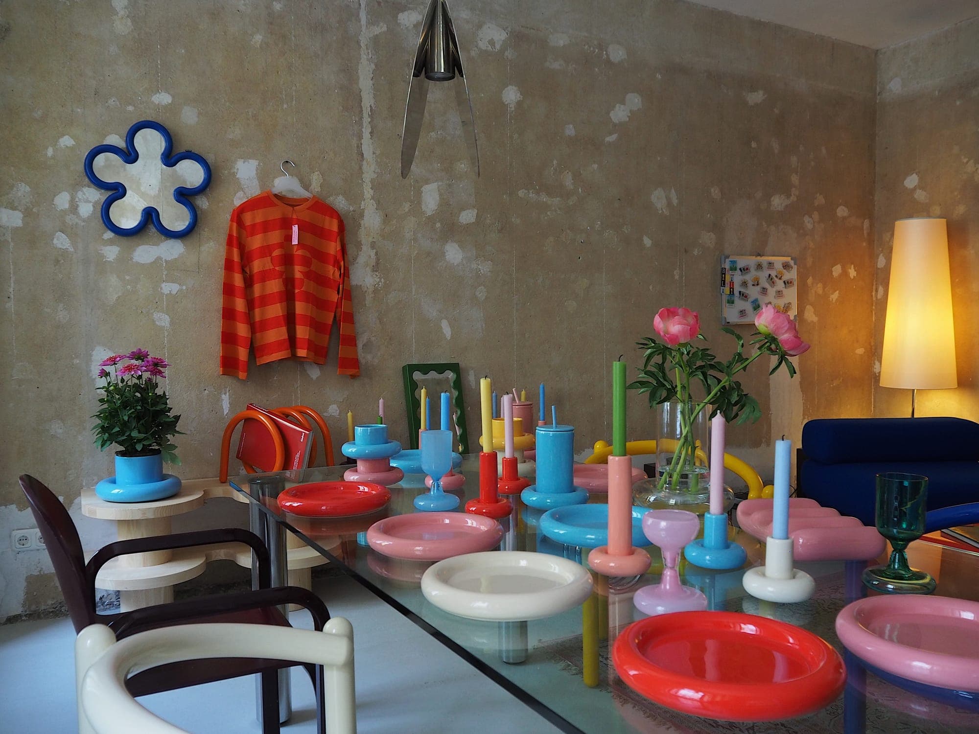 Guy and Dima's Berlin home has now hosted Gustaf Westman's design items as well as other Kindred members. Photo: @atouchofthesun
